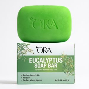 ORA Eucalyptus Premium Original Deodorant Bar Soap, 4.2oz