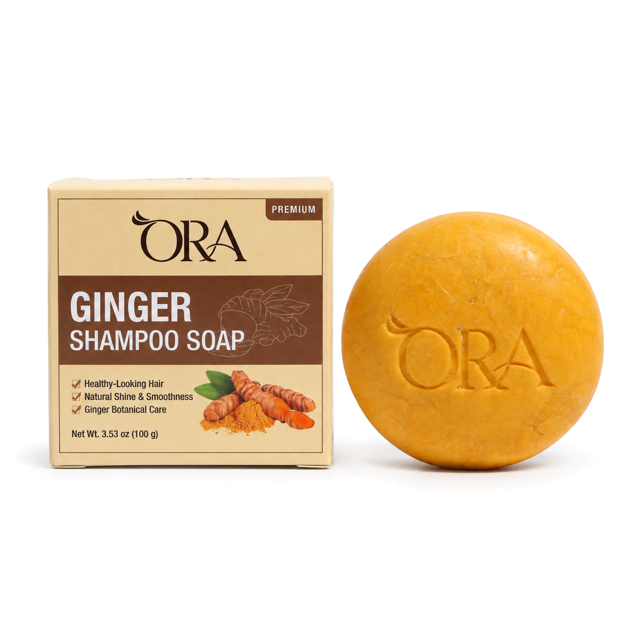ORA Ginger Premium Shampoo Soap Bar - Image 7