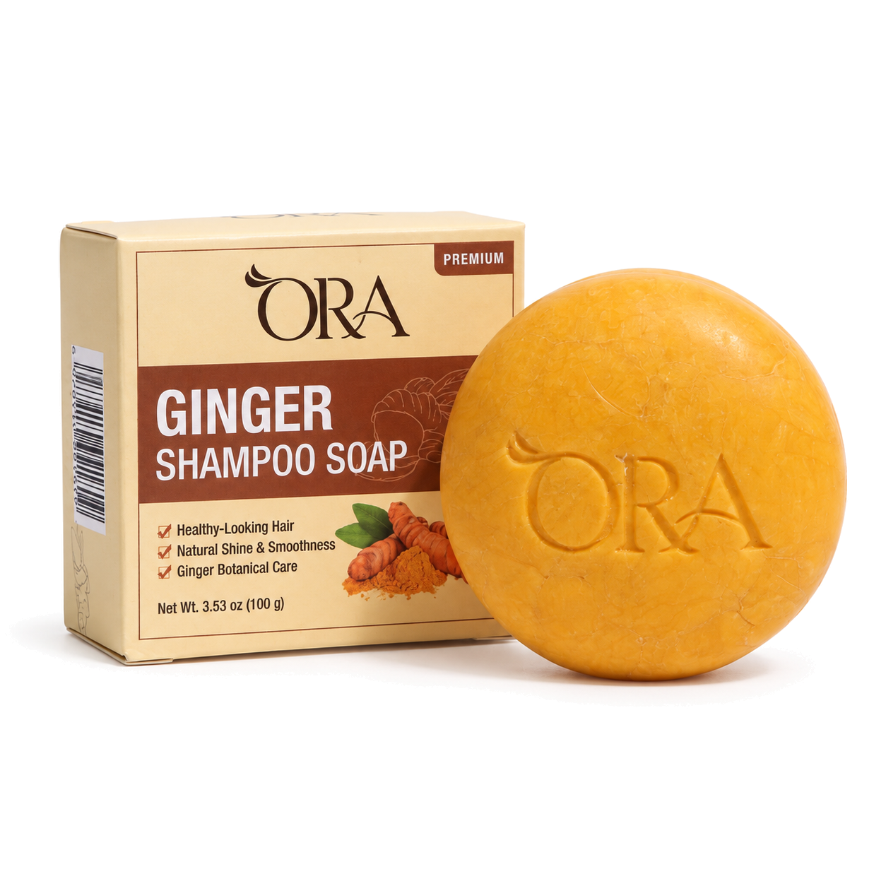 ORA Ginger Premium Shampoo Soap Bar - Image 8