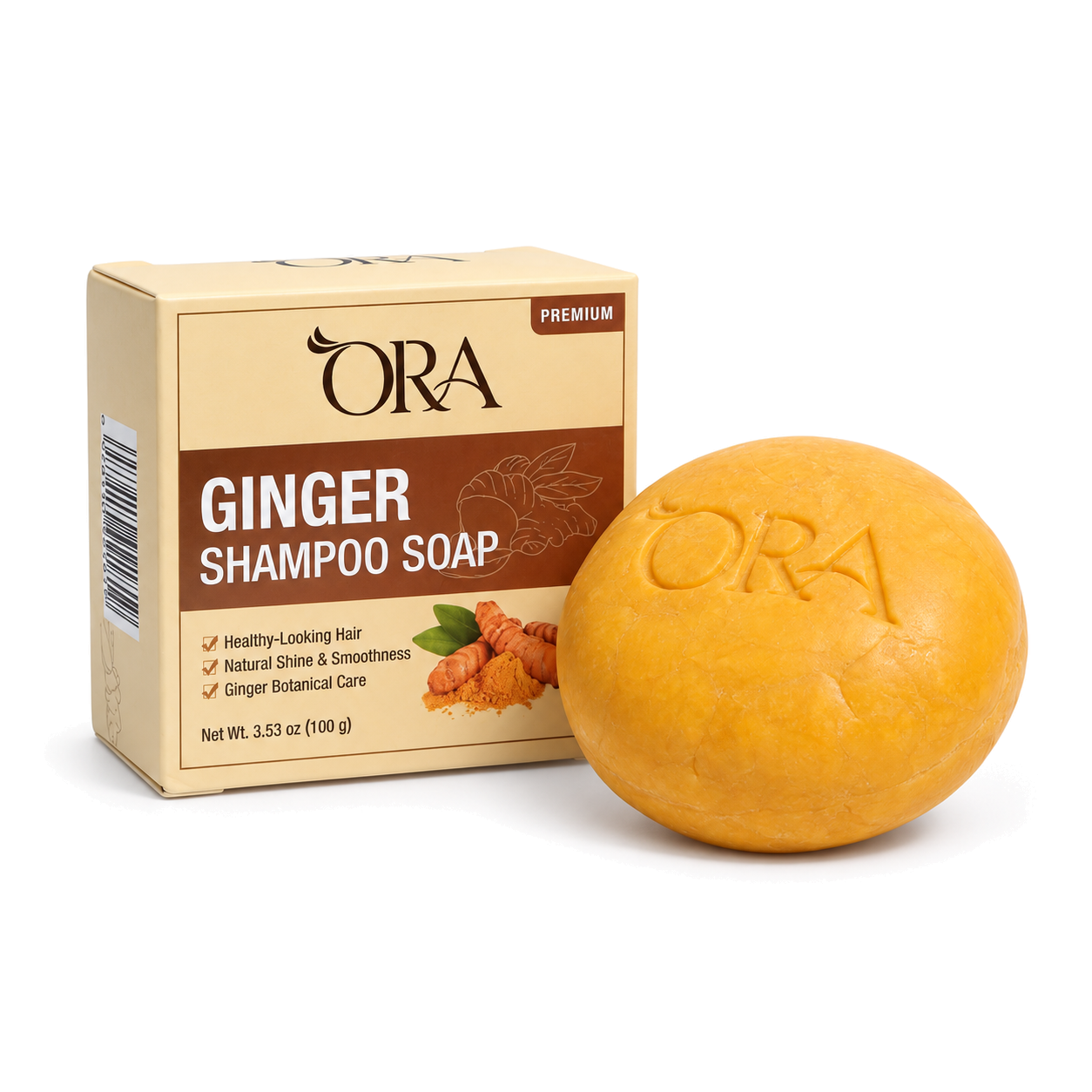 ORA Ginger Premium Shampoo Soap Bar - Image 10