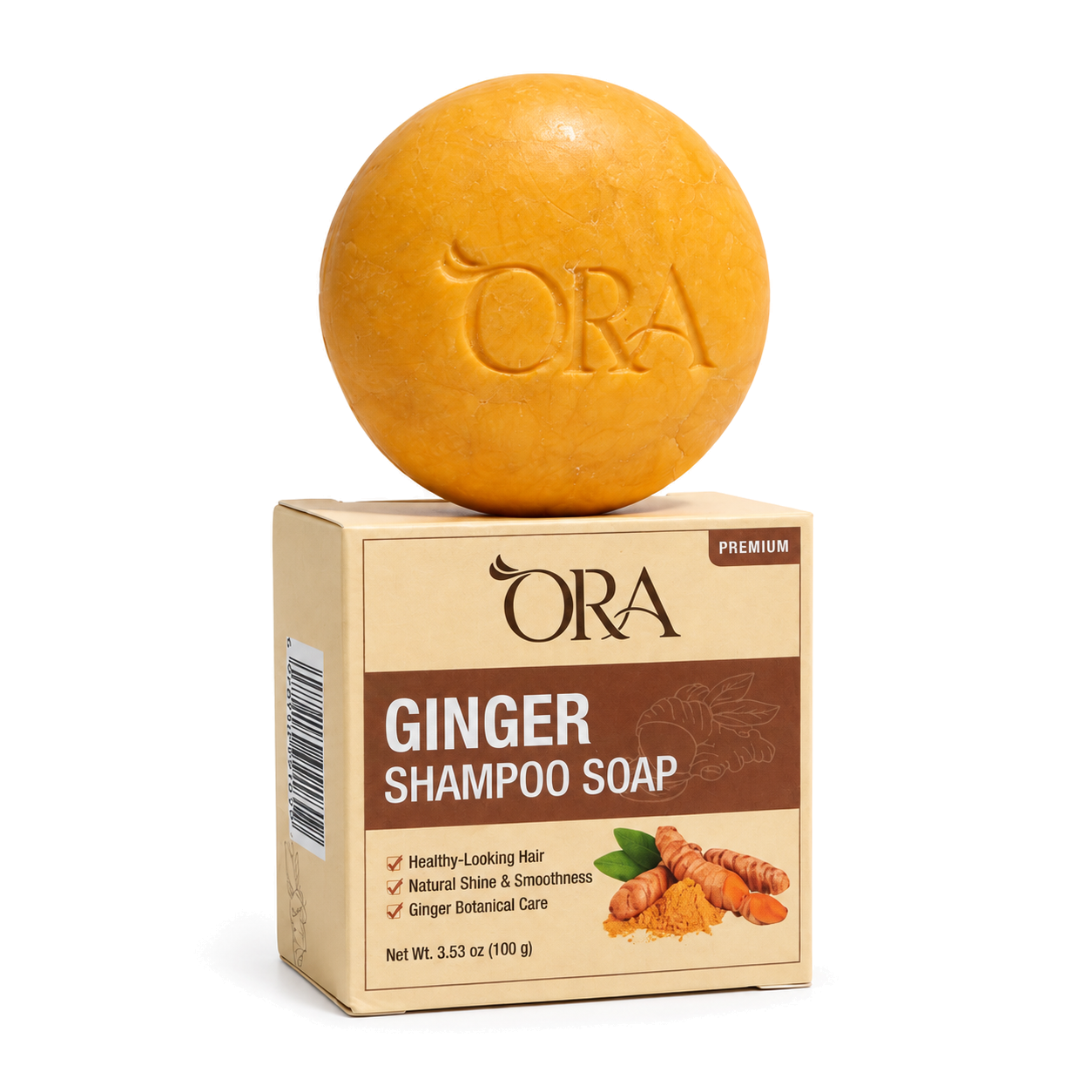 ORA Ginger Premium Shampoo Soap Bar - Image 12