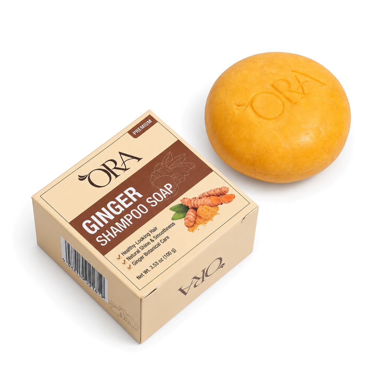 ORA Ginger Premium Shampoo Soap Bar - Image 14