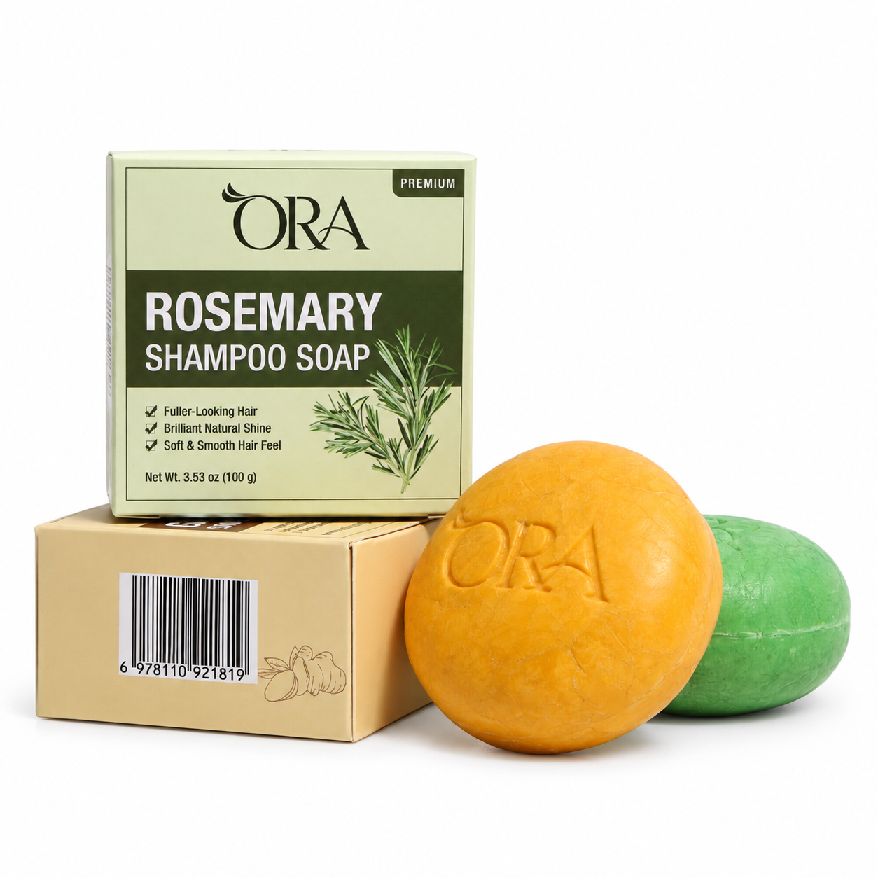 ORA Ginger Premium Shampoo Soap Bar - Image 16